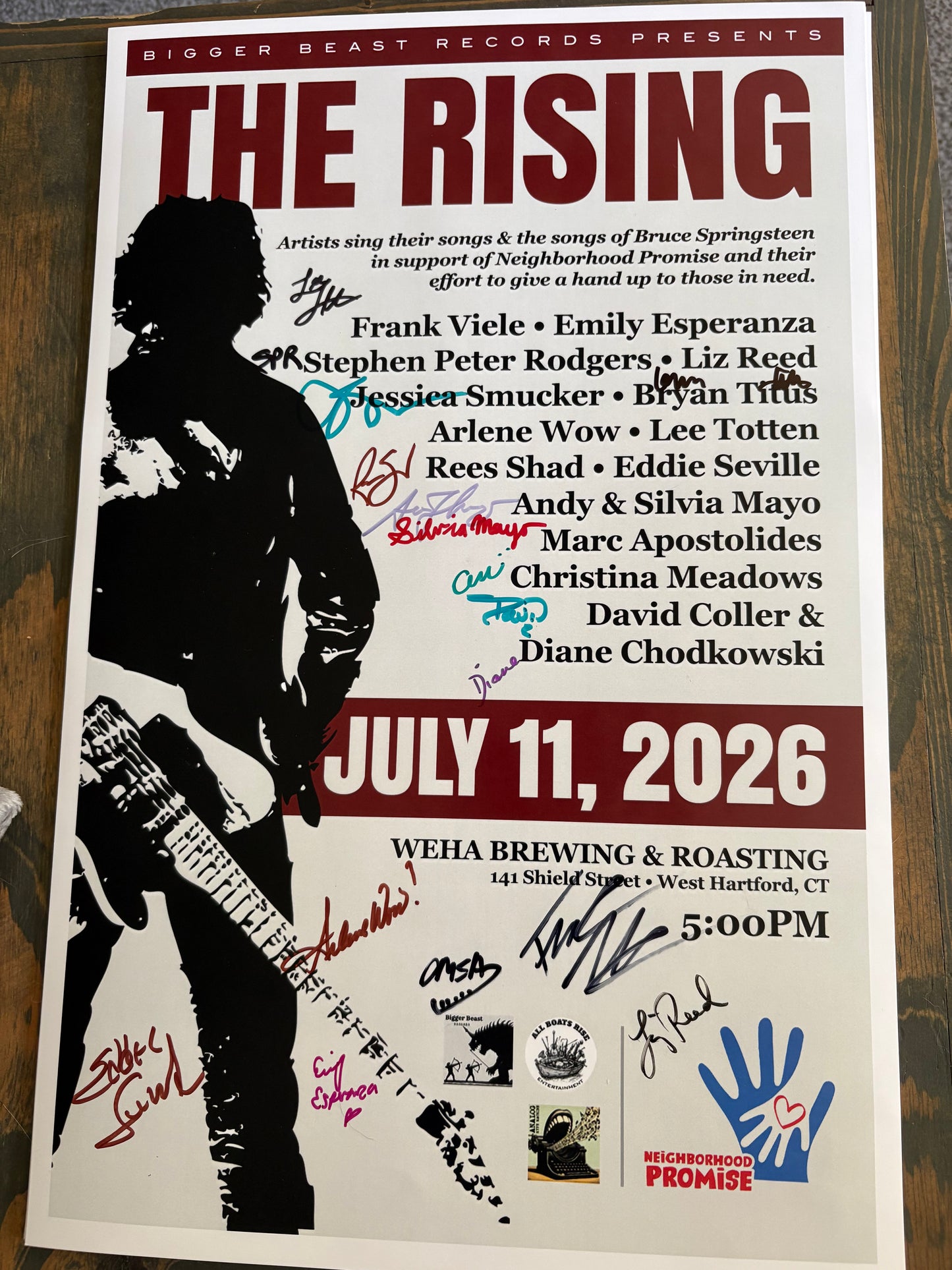Limited Edition: The Inaugural The Rising Concert Charity Merch Package (In Support of Neighborhood Promise)